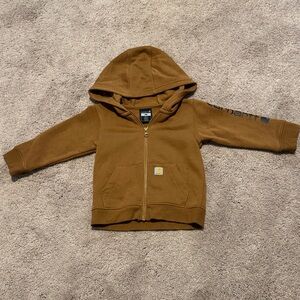 Carhartt Kids Tan Zip-Up Hoodie